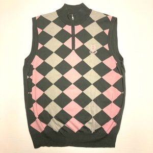 ⛳️ St. Andrews Links “Home of Golf” 1/4 zip Golf Sweater Vest - XXL